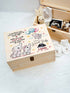 Personalized Baby Memorial Wooden Box – Our Sweet Baby Elephant Design